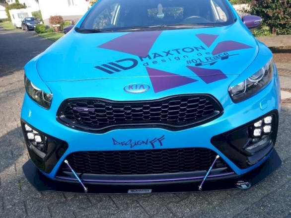 Front Racing Splitter KIA Cee'd GT MK2 (2013-2018)