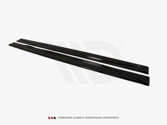 Side Skirts Diffusers Jaguar XF X250 (Facelift) - Carbon Look