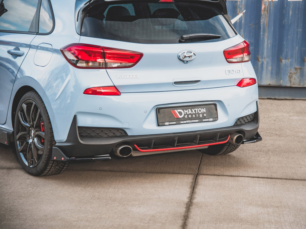 Rear Side Splitters V.6 + Flaps Hyundai I30 N Mk3 Hatchback - 3 