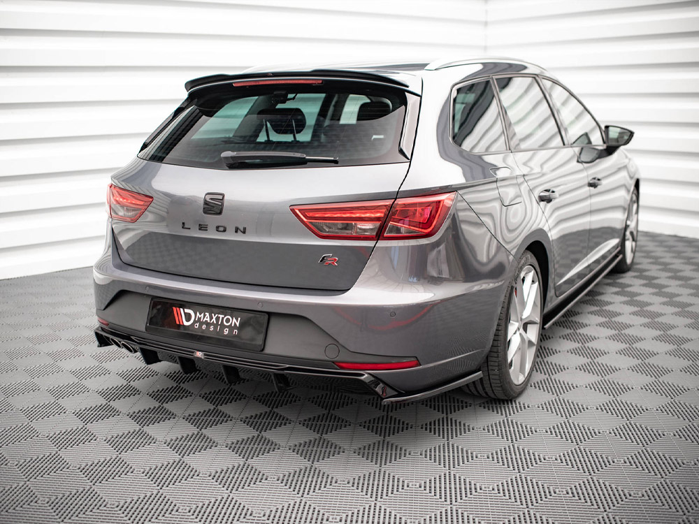 Rear Side Splitters V.2 Seat Leon FR Sportstourer MK3 (2012-2016) - 2 