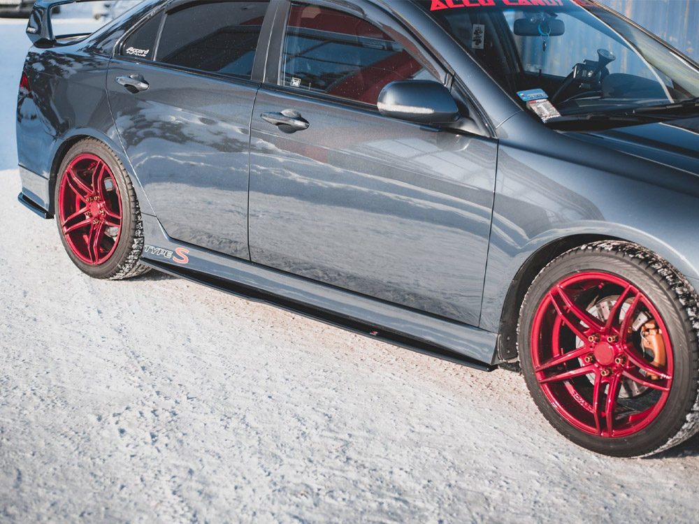 Side Skirts Diffusers V.2 Honda Accord MK7 Type-s (2002-2007) - 3 