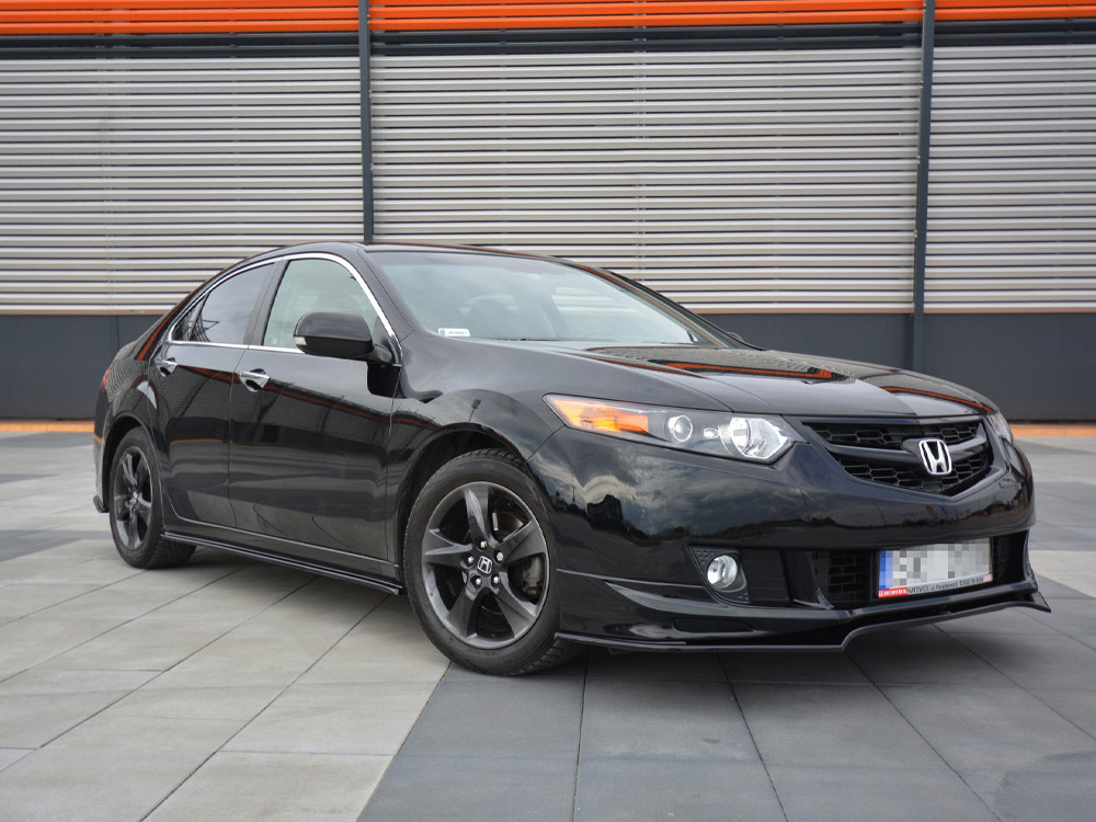 Front Splitter Honda Accord MK8 Type-s (Cu-series) Pre-facelift Sedan (2009-2011) - Carbon Look - 2 