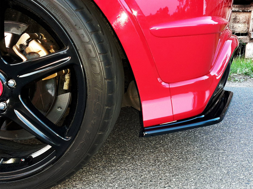 Rear Side Splitters Honda Civic VIII Type-R GP (2007-2010) - 4 