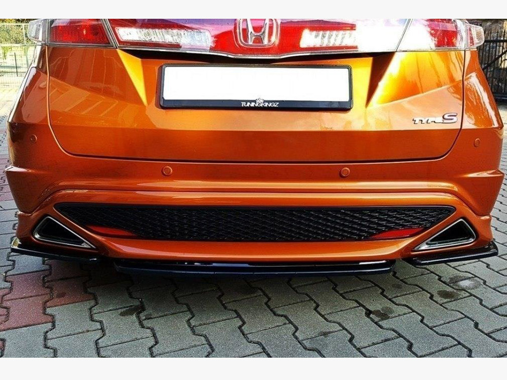 Central Rear Splitter Honda Civic VIII Type S/R (Without Vertical Bars) - 2 