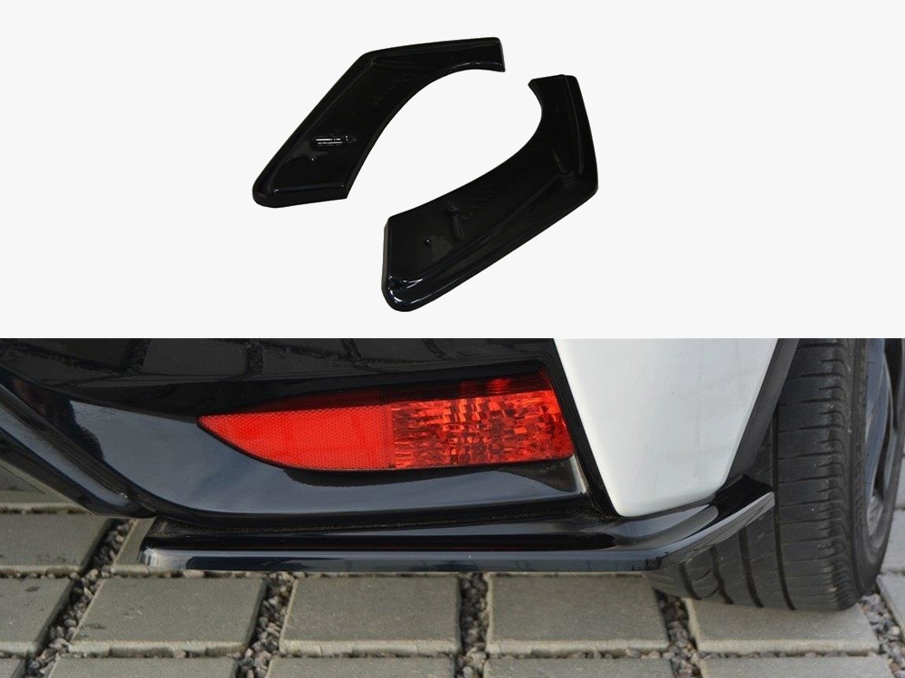 Rear Side Splitters Honda Civic MK9 Facelift 2014-2017 - 1 