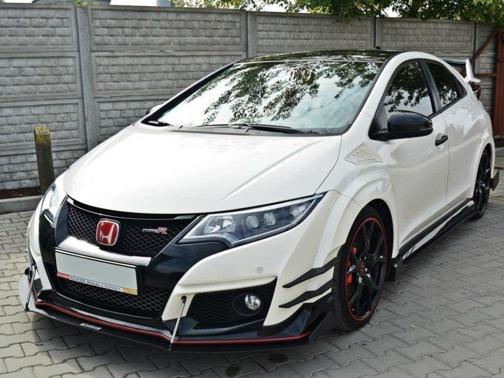 Front Racing Splitter V.2 Honda Civic IX Type R (2015-2017) - 2 