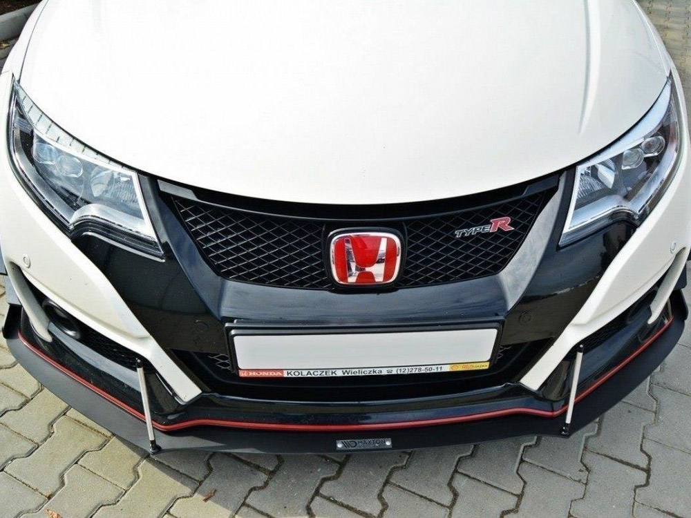 Front Racing Splitter V.2 Honda Civic IX Type R (2015-2017) - 3 