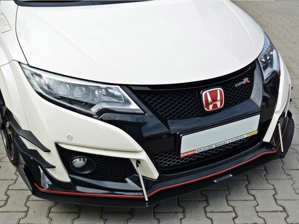 Front Racing Splitter V.2 Honda Civic IX Type R (2015-2017) - 4 