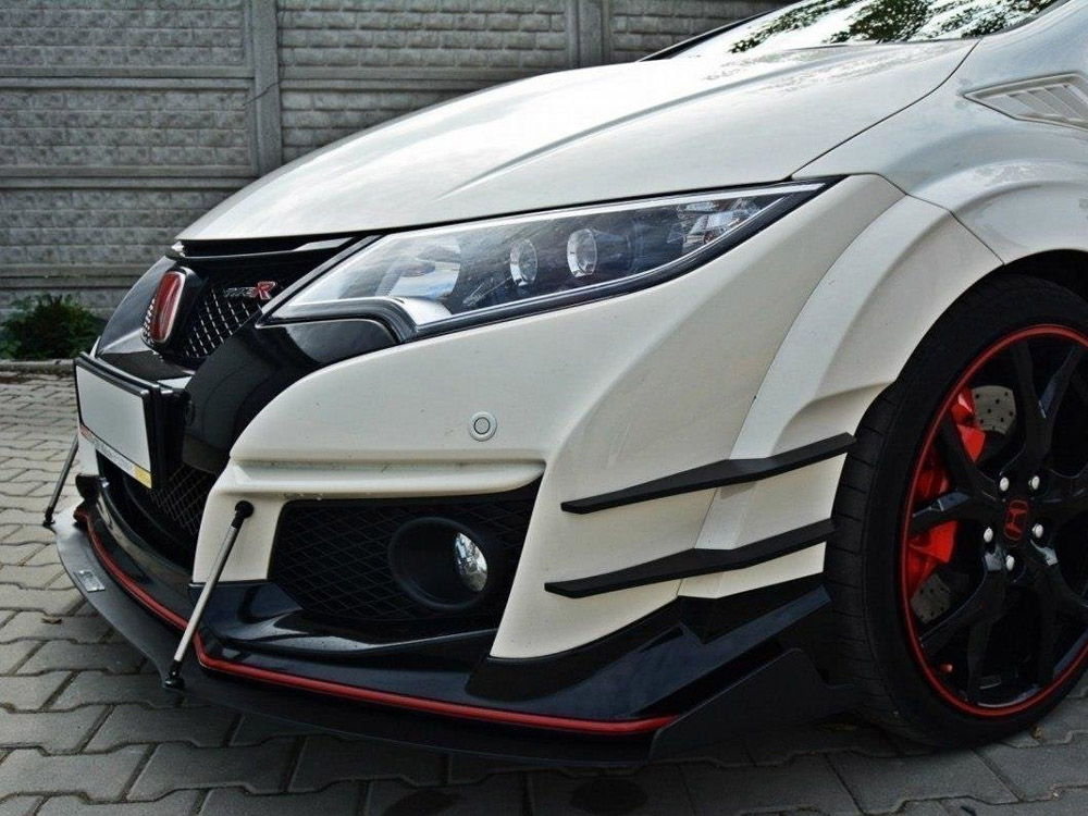 Front Racing Splitter V.2 Honda Civic IX Type R (2015-2017) - 5 
