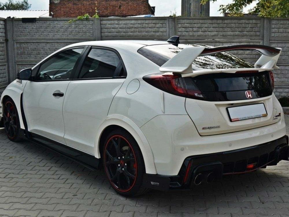 Racing Rear Side Splitters Honda Civic IX Type R - 2 