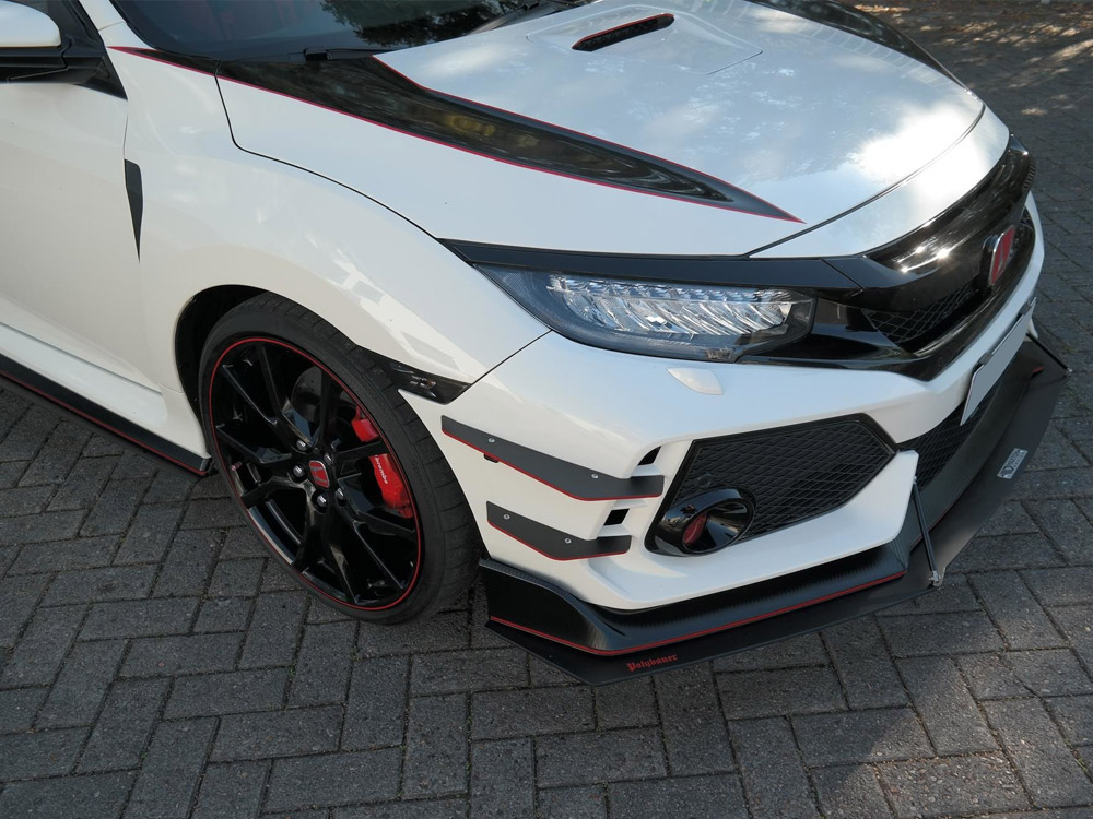 Front Canards Honda Civic MK10 Type-r (2017-UP) - 2 