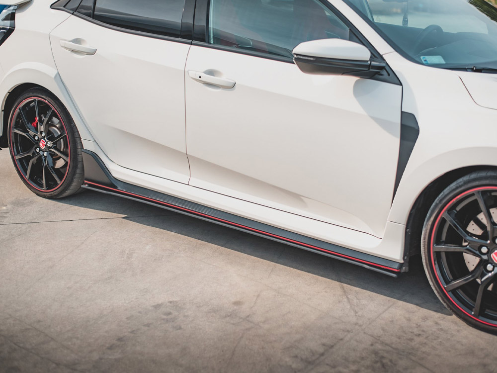Street PRO Side Skirts Diffusers V.2 Honda Civic X Type-R - 3 