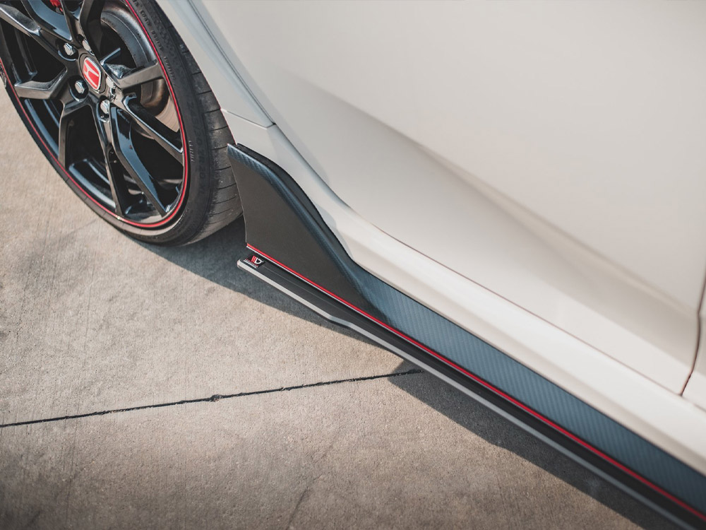 Street PRO Side Skirts Diffusers V.2 Honda Civic X Type-R - 5 