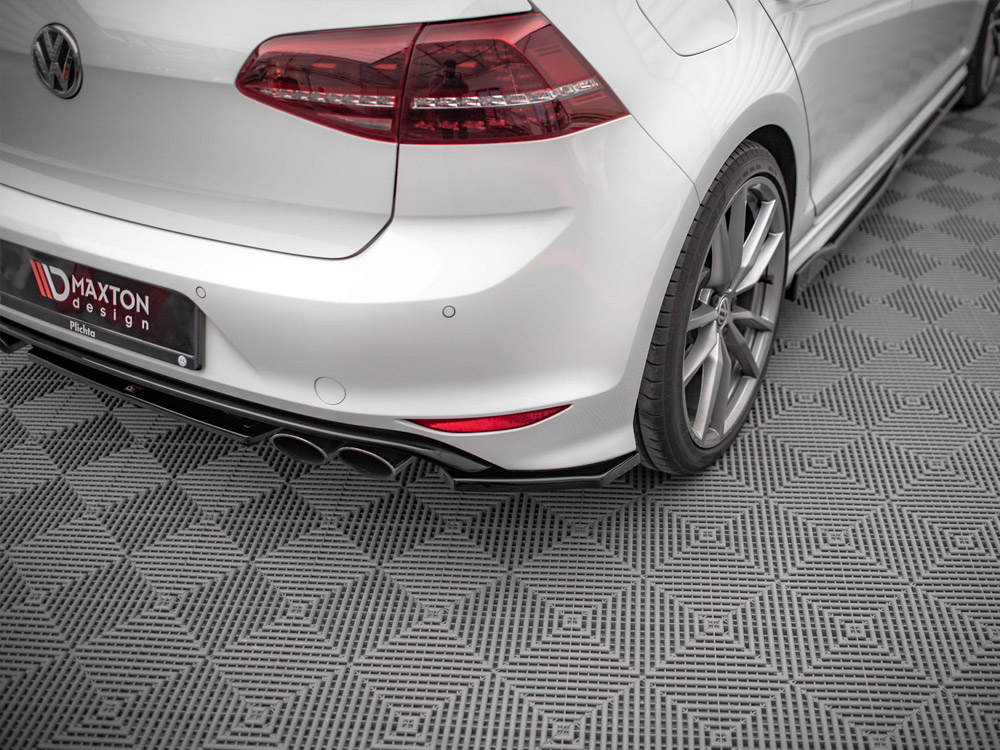 Rear Side Splitters V.3 VW Golf R Mk7 - Carbon Look - 3 