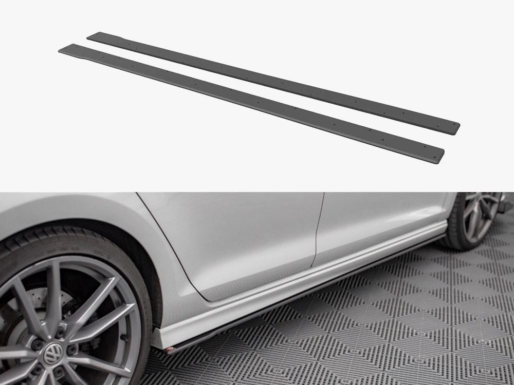 Street PRO Side Skirts Diffusers VW Golf R Mk7 - 1 