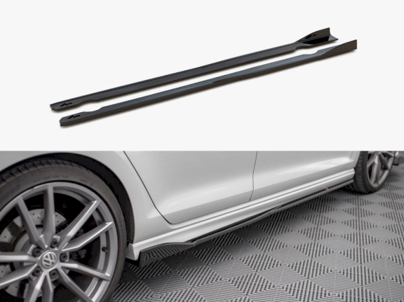 Side Skirts Diffusers V.2 VW Golf R / R-Line Mk7