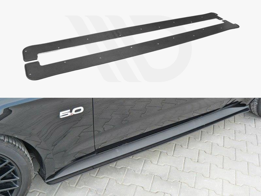 Racing Side Skirts Diffusers Ford Mustang GT Mk6 - 1 
