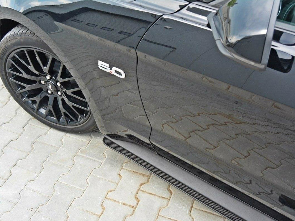 Racing Side Skirts Diffusers Ford Mustang GT Mk6 - 3 