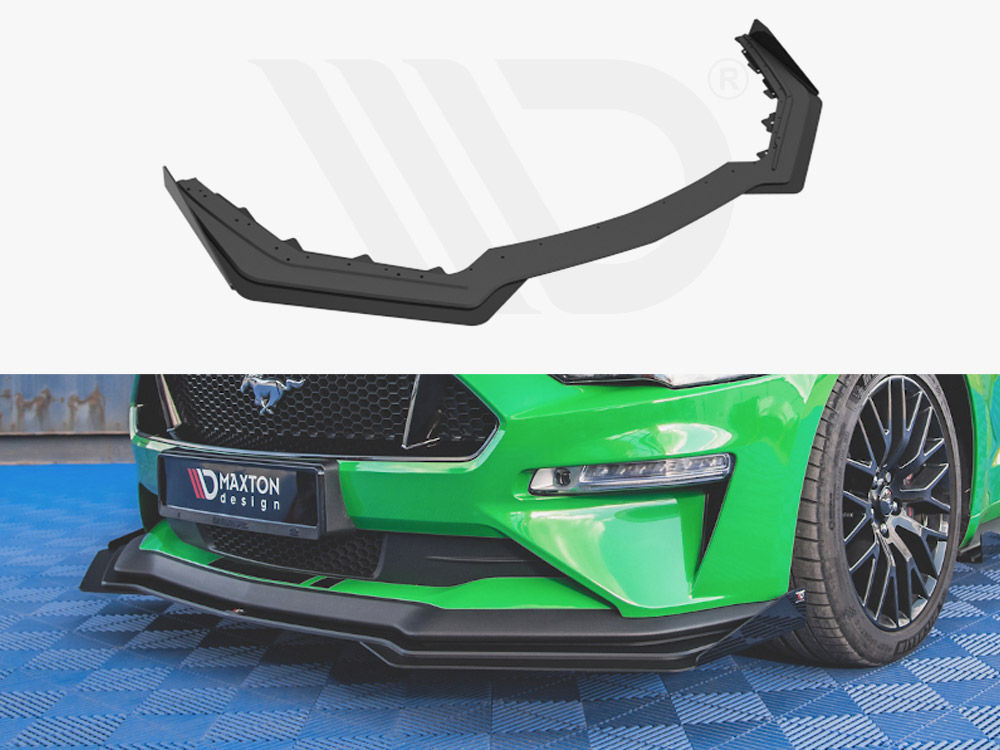 Street PRO Front Splitter V.1 + Flaps Ford Mustang GT Mk6 Facelift - 1 