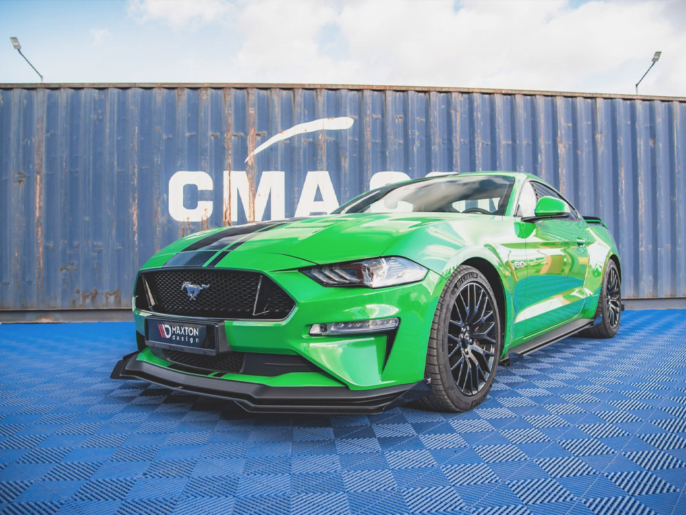 Street PRO Front Splitter V.1 + Flaps Ford Mustang GT Mk6 Facelift - 2 