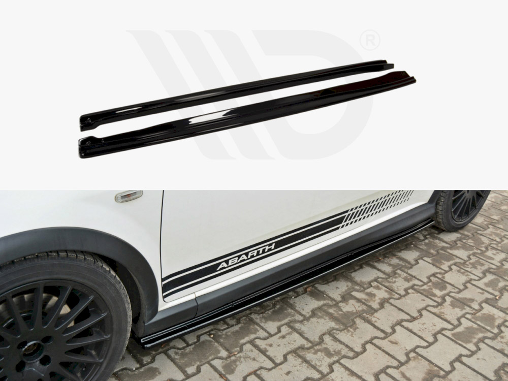 Side Skirts Diffusers Fiat Grande Punto Abarth - 1 