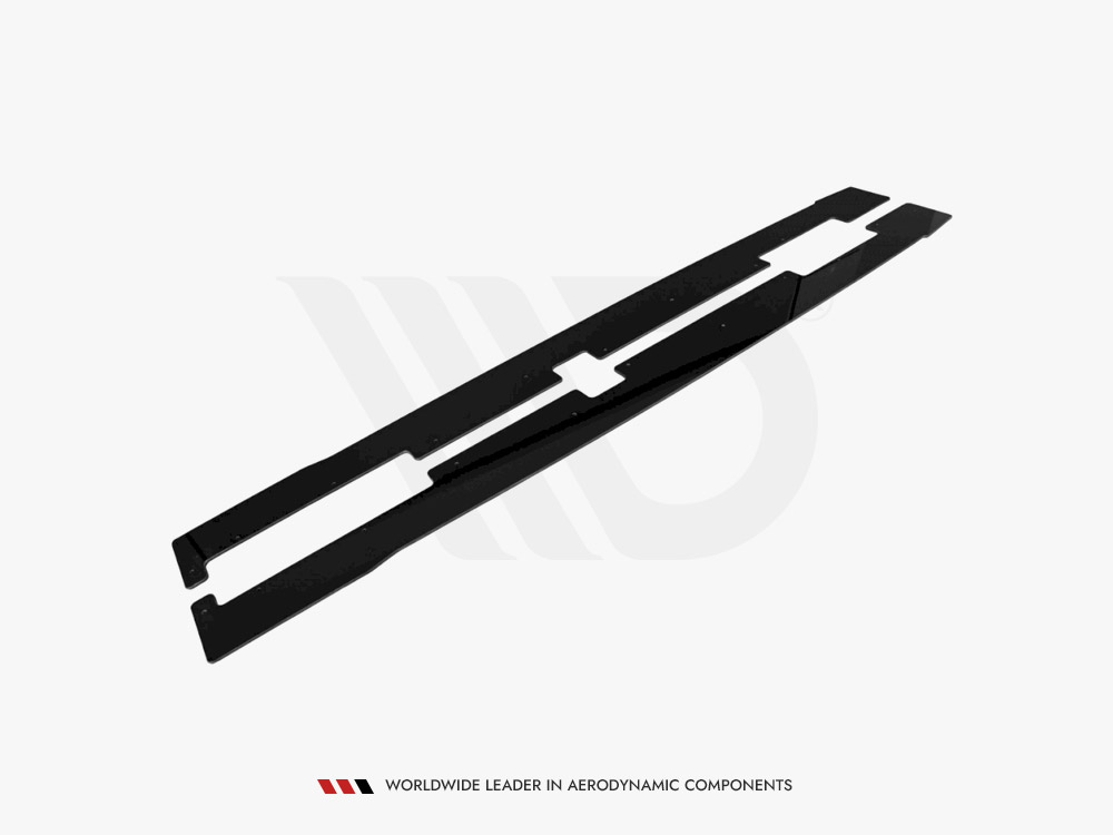 Racing Side Skirts Diffusers V.2 Ford Fiesta MK8 ST / St-line - 4 