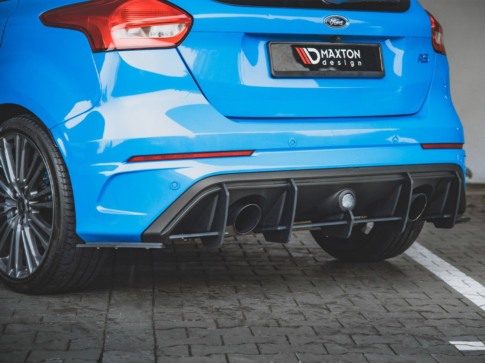 Street PRO Rear Side Splitters Ford Focus RS Mk3 - 3 