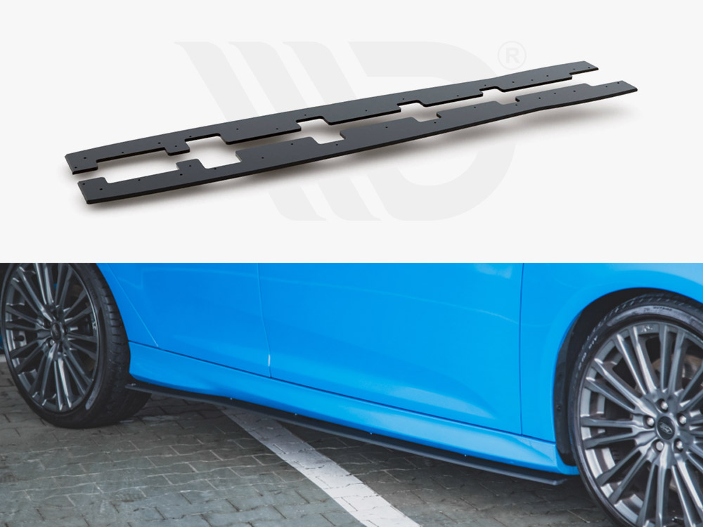 Street PRO Side Skirts Diffusers Ford Focus RS Mk3 - 1 