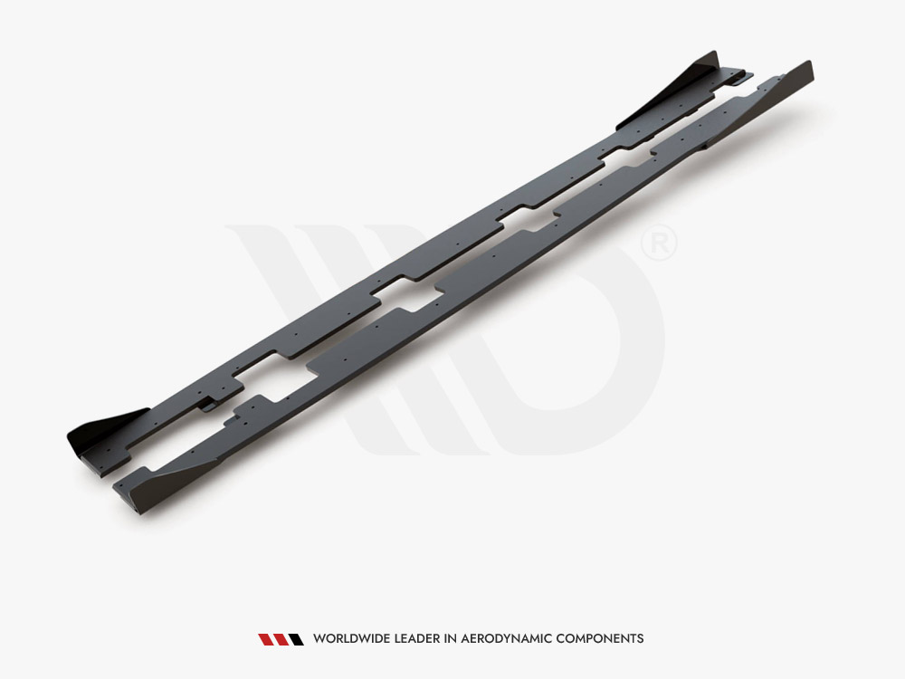 Street PRO Side Skirts Diffusers + Flaps Ford Focus RS Mk3 - 6 