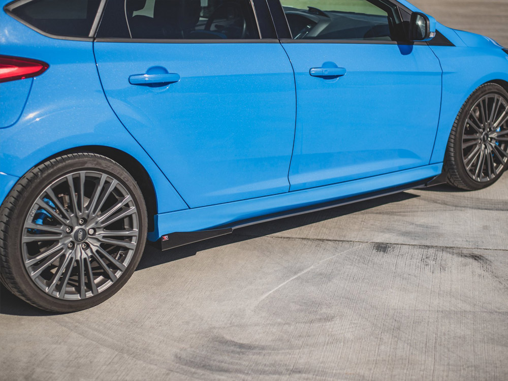 Street PRO Side Skirts Diffusers + Flaps Ford Focus RS Mk3 - 3 