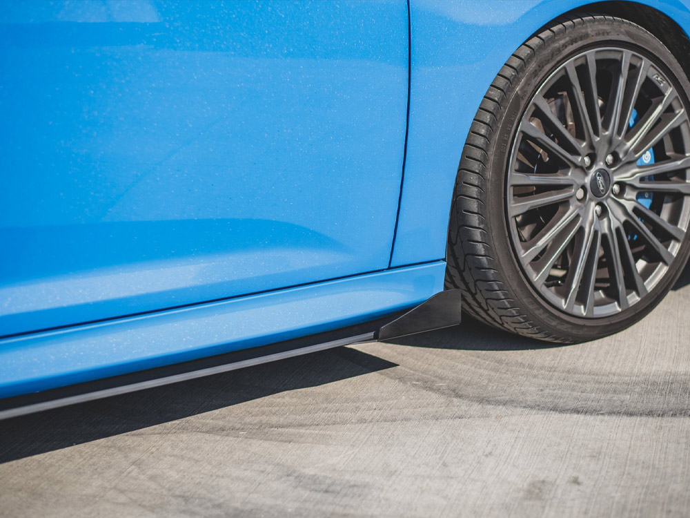 Street PRO Side Skirts Diffusers + Flaps Ford Focus RS Mk3 - 5 
