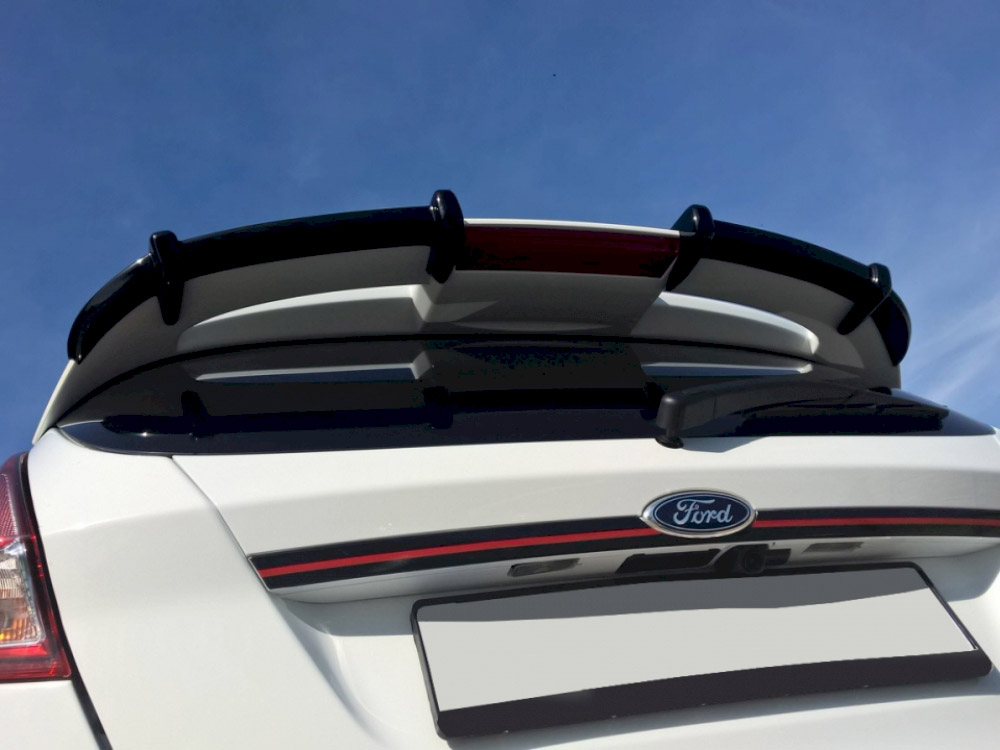 Roof Spoiler Extension Ford Fiesta MK7 ST / Zetec S Facelift Primer Painted - 2 