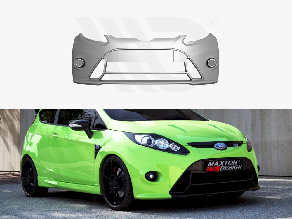 Front Bumper Ford Fiesta MK7 (Focus RS Look) - 1 
