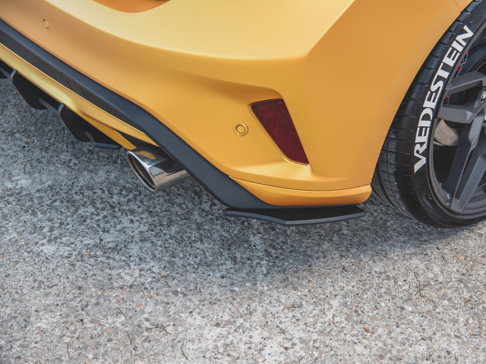 Street PRO Rear Side Splitters Ford Focus ST Mk4 - 4 