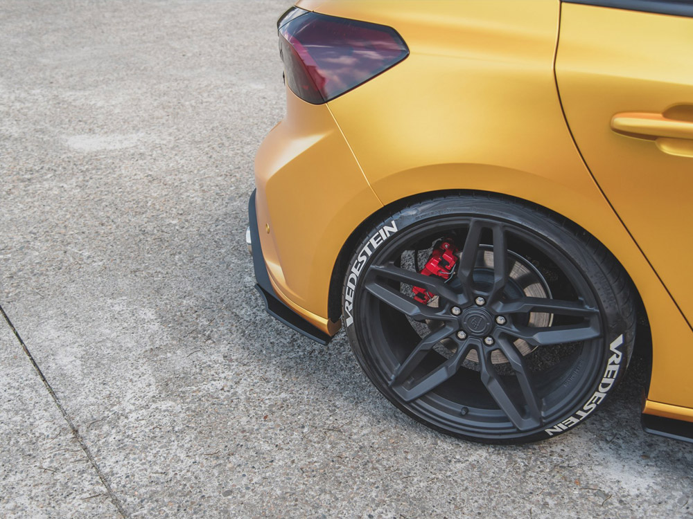 Street PRO Rear Side Splitters Ford Focus ST Mk4 - 6 