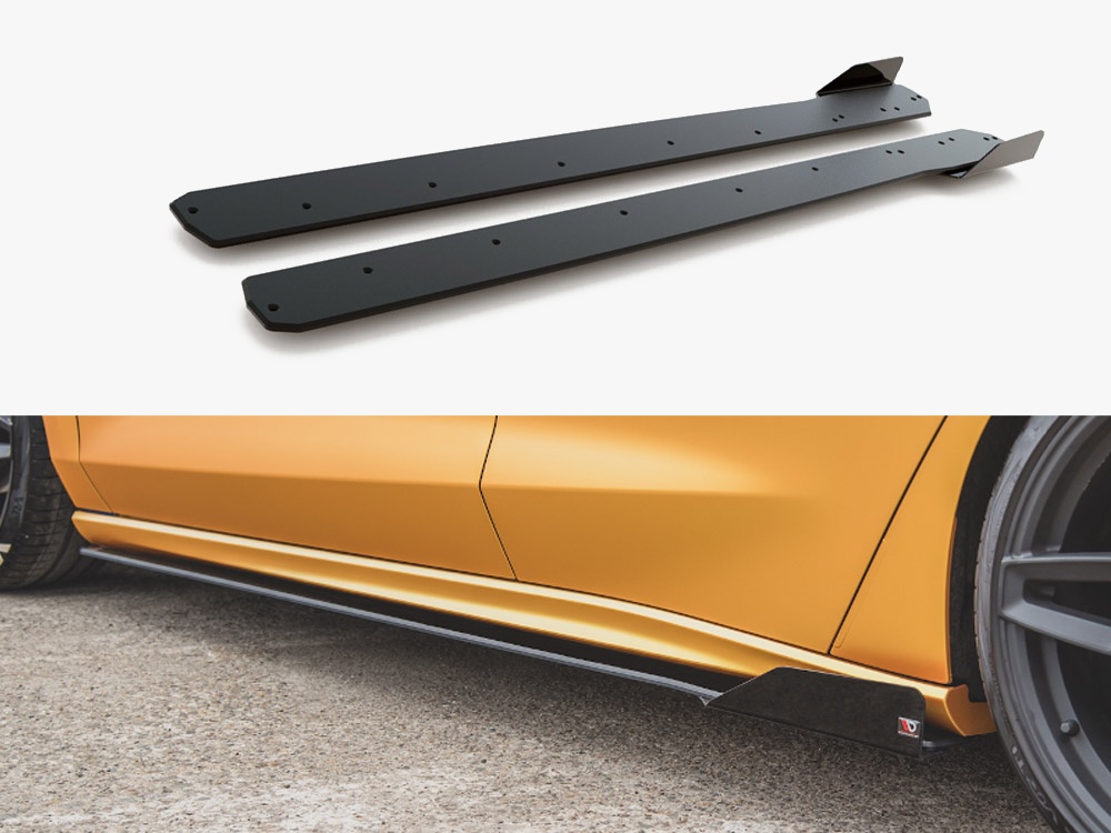 Street PRO Side Skirt Diffusers + Flaps Ford Focus ST / ST-Line Mk4 - 1 