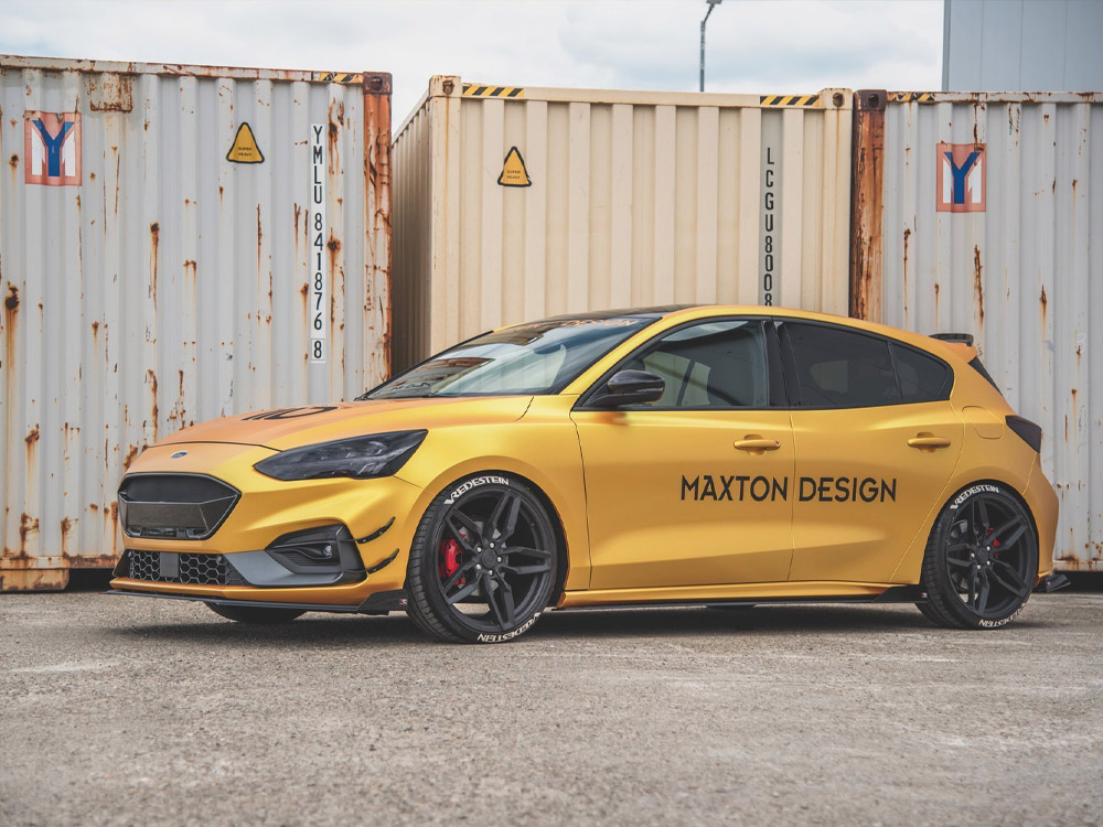 Street PRO Side Skirt Diffusers + Flaps Ford Focus ST / ST-Line Mk4 - 2 