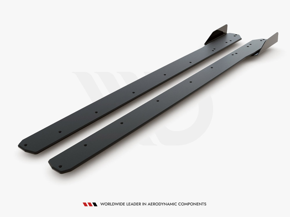 Street PRO Side Skirt Diffusers + Flaps Ford Focus ST / ST-Line Mk4 - 7 