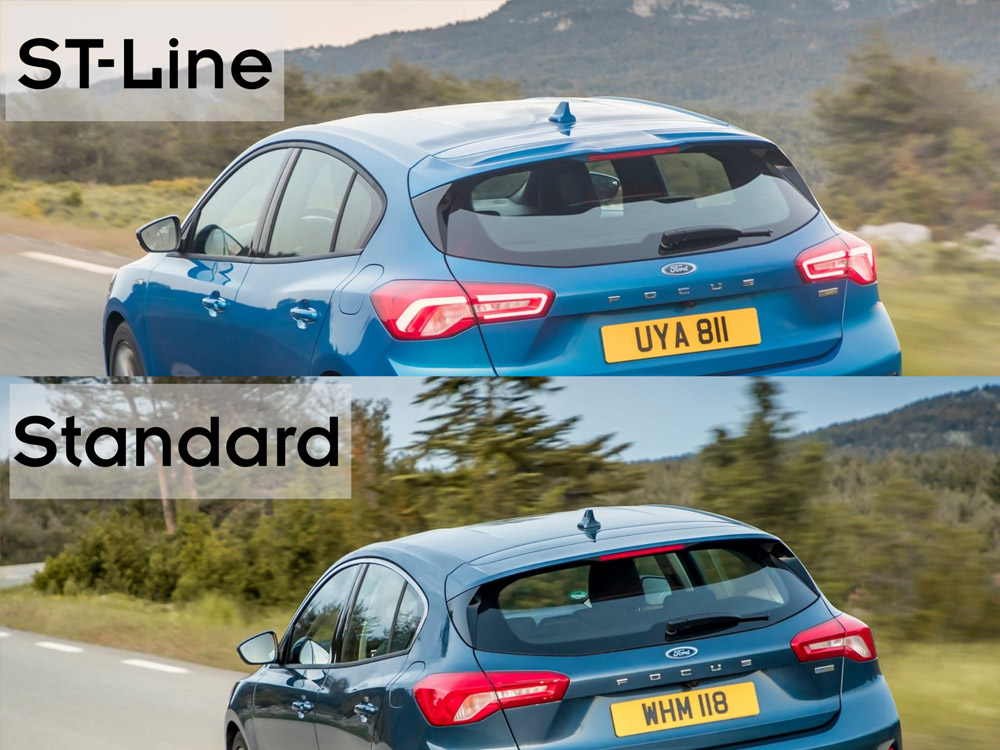 Spoiler CAP V.2 Ford Focus ST-Line Mk4 - Textured - 5 
