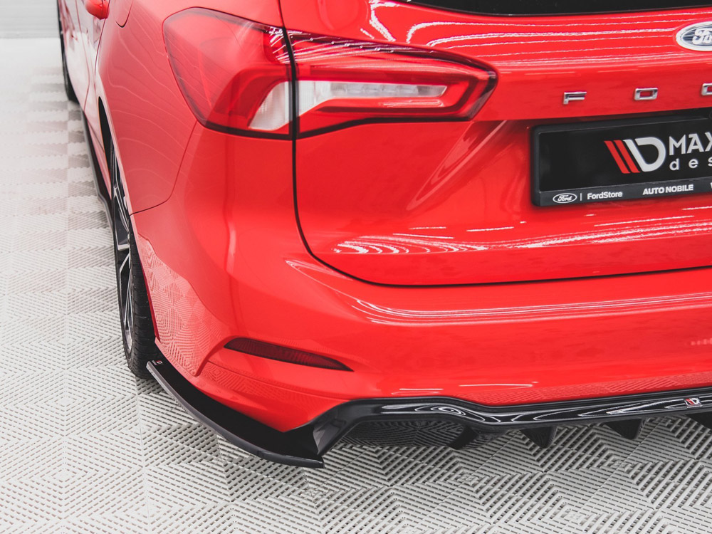Rear Side Splitters V.3 (For rear valance v.1) Ford Focus ST-Line Estate Mk4 - 2 