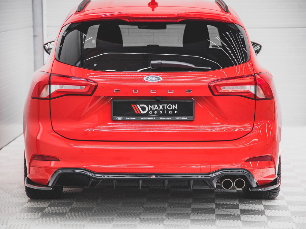 Rear Side Splitters V.4 (For rear valance v.1) Ford Focus ST-Line Estate Mk4 - 3 