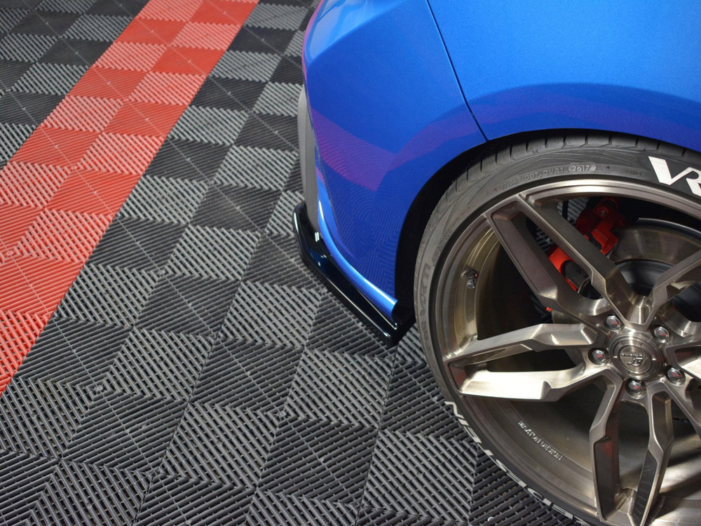 Rear Side Splitters V.2 Ford Focus ST-Line Mk4 - Textured - 3 