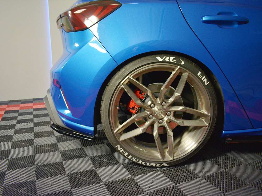 Rear Side Splitters V.2 Ford Focus ST-Line Mk4 - Textured - 4 
