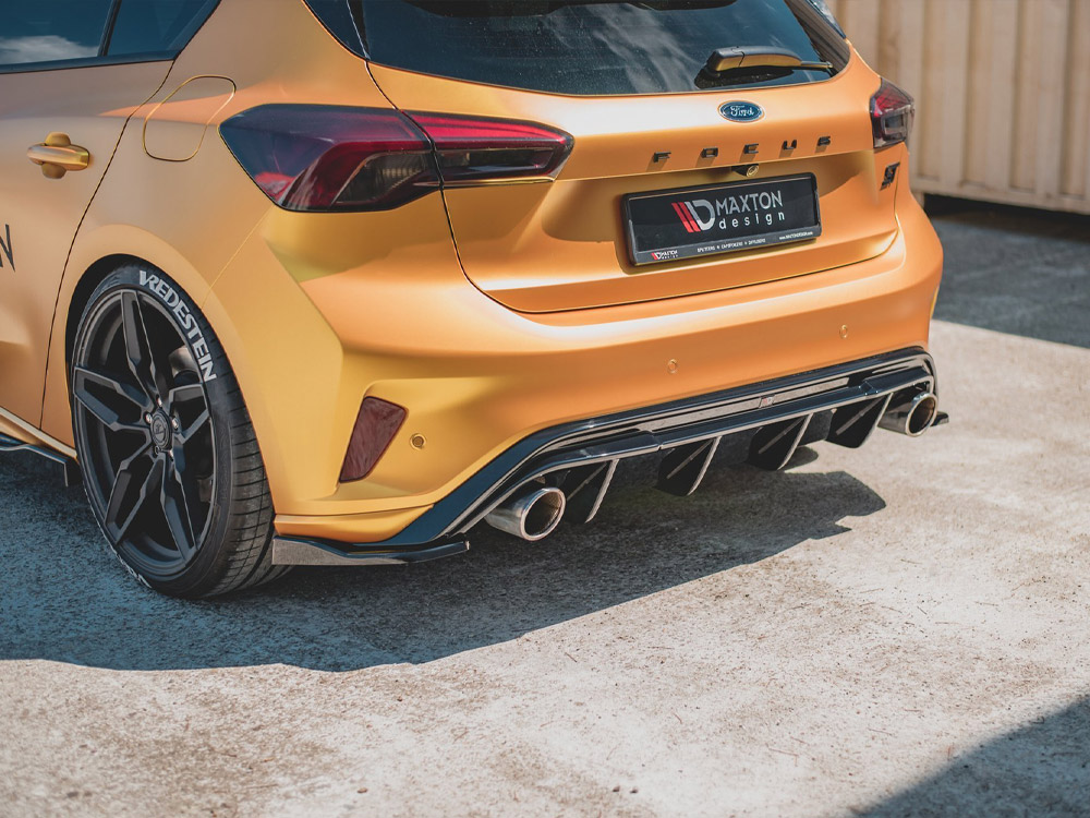 Rear Side Splitters V.3 (For rear valance v.2) Ford Focus Hatchback ST Mk4 - 2 