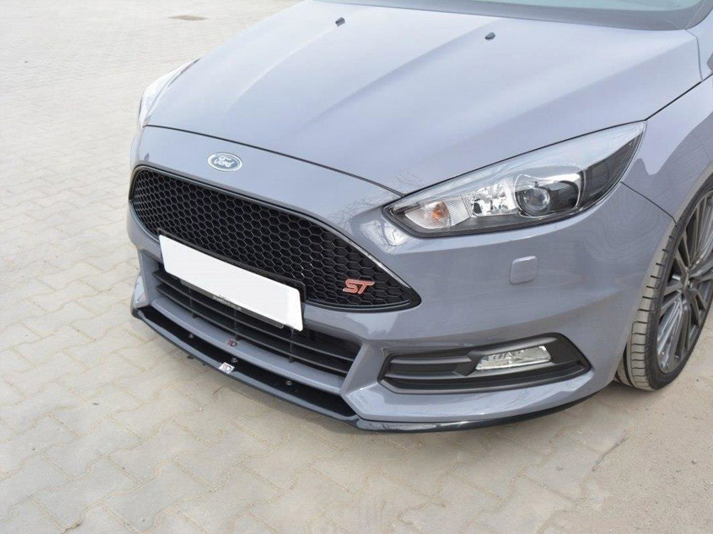 Front Splitter Focus ST MK3 Cupra Facelift Model - Carbon Look - 4 