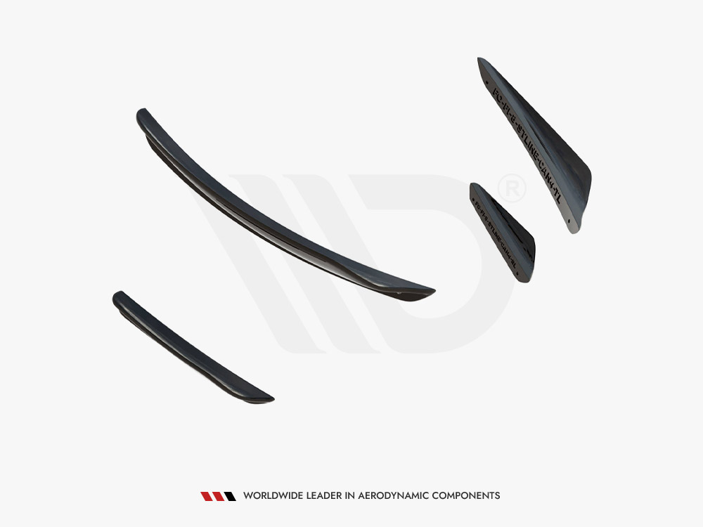 Front Bumper Wings (Canards) V.3 Ford Fiesta Mk8 ST / ST-Line - 7 