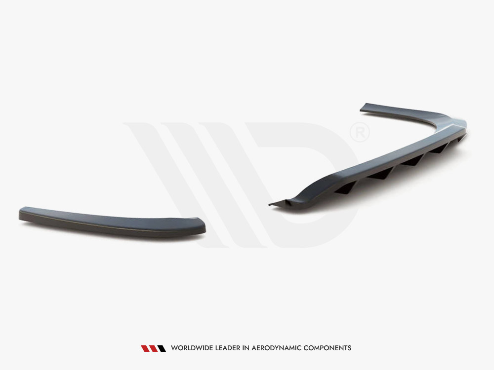Central Rear Splitter (Vertical Bars) VW Passat CC - 6 