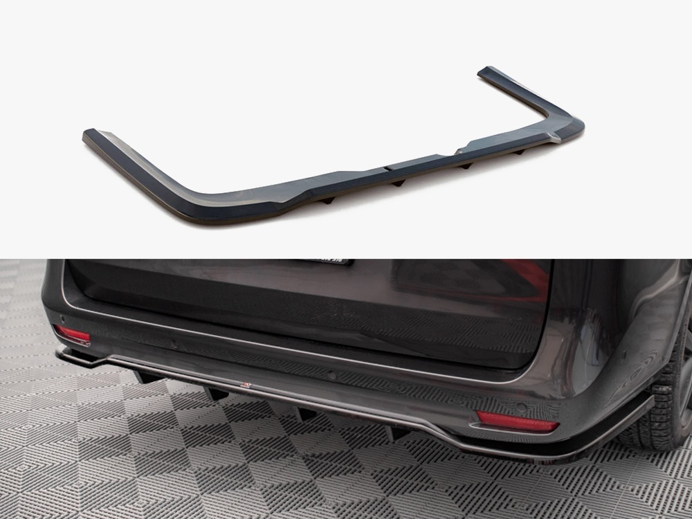 Rear Splitter (Vertical Bars) Mercedes V-Class AMG-Line W447 Facelift - 1 