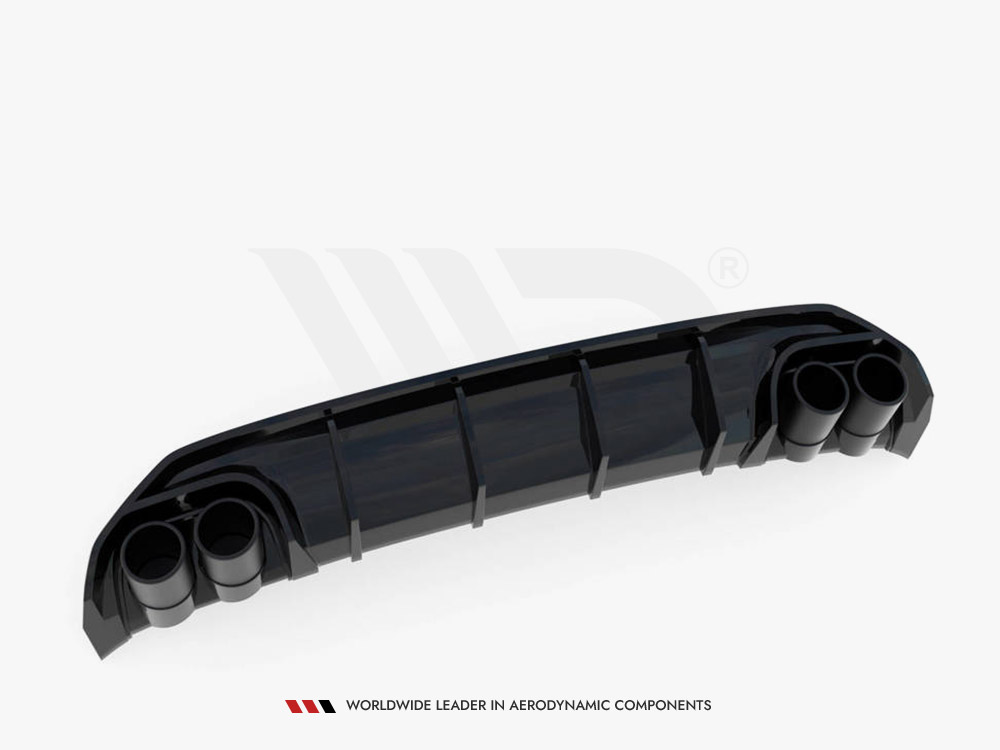 Rear Valance + Exhaust Ends Imitation Audi A3 S-Line Sportback 8Y - 6 