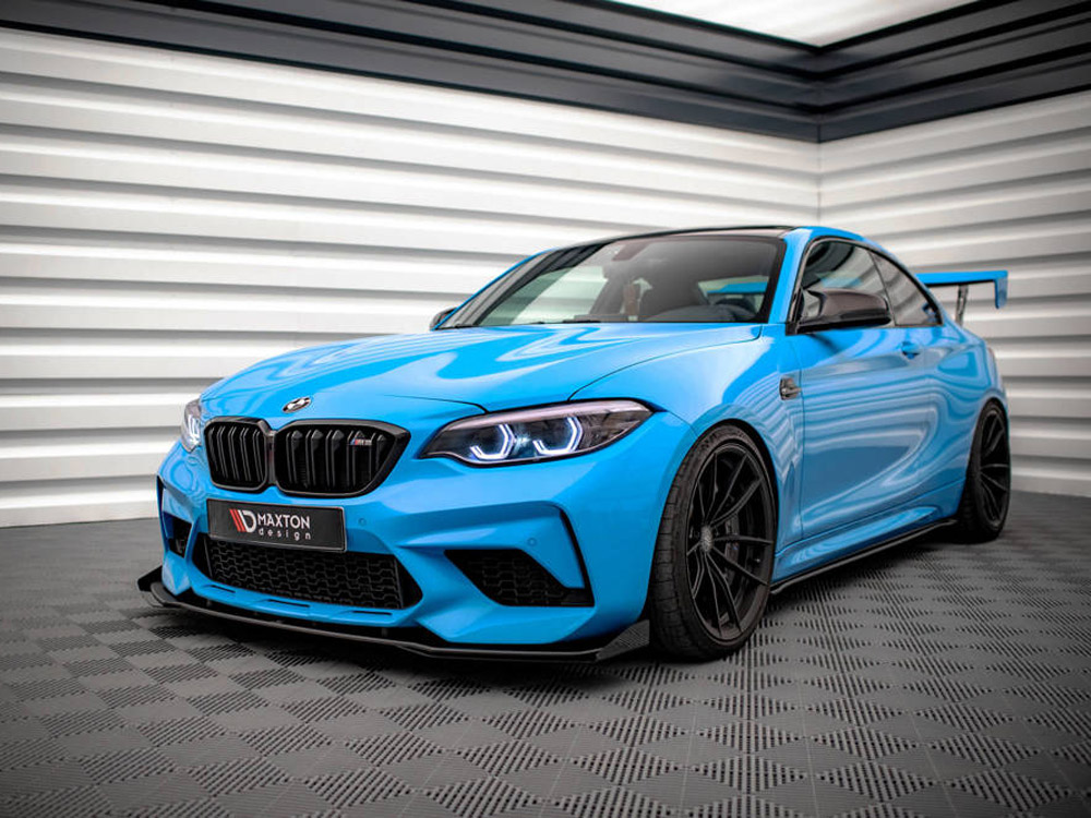 Street PRO Front Splitter V.1 + Flaps BMW M2 Competition F87 - 2 